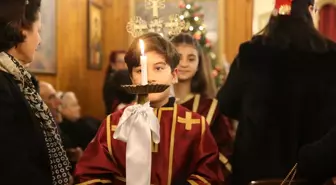 Hatay'da Ortodoks kiliselerinde Noel ayini düzenlendi