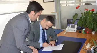 Havza OSB'de üretime geçen fabrikanın tapusu verildi