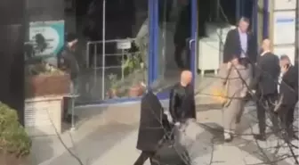 Sadettin Saran özel laboratuvardan çıkarken görüntülendi