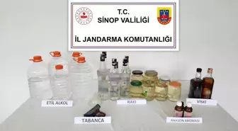 Sinop'ta kaçak alkol operasyonu: 3 gözaltı