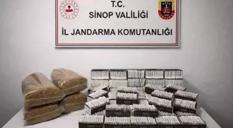 Sinop'ta sigara kaçakçılığı operasyonunda 2 kişi yakalandı