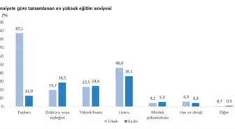 TÜİK: Teknogirişim ortaklarının yüzde 12,9'u kadın