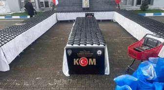 Yolcu otobüsünde binlerce silah parçası ele geçirildi: 6 gözaltı