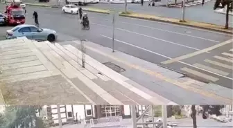 Yolun karşısına geçmeye çalışan kadına motosiklet çarptı: 2 yaralı