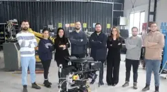 Yürüme engelli çocuklar için yerli 'Mobil Yürüme Robotu' geliştirdiler