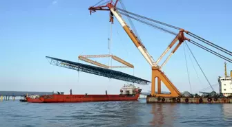 Albüm: Çin'in Hebei Eyaleti Açıklarındaki Fotovoltaik Enerji Santrali Projesinin İnşaatı Sürüyor