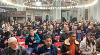 Bolu'da Regaip Kandili'nde camiler dolup taştı