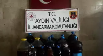 Germencik'te 202 litre kaçak alkol ele geçirildi