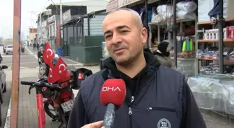 Husumetlisinin tabancasından çıkan kurşunlardan mağazaya sığınarak kurtuldu; o anlar kamerada