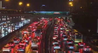İstanbul'da trafik yoğunluğu yüzde 90'a ulaştı