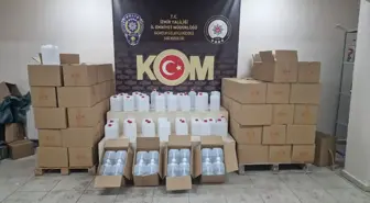 İzmir'de sahte ve kaçak içki operasyonlarında 11 şüpheli tutuklandı