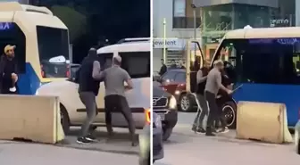 Eline aldığı sopayla trafikte dehşet saçtı