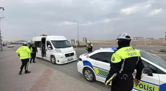 Karaman'da okul servislerine yönelik denetimler devam ediyor