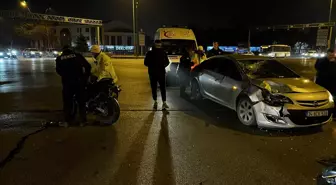 Kayseri'de motosiklet ile otomobil çarpıştı: 1 yaralı
