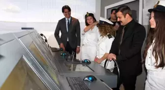 Köyceğiz Kaymakamı Kumcu, gemi simülasyon laboratuvarını inceledi