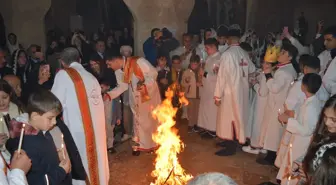 Mardin'de Süryaniler 'Doğuş Bayramı'nı Kırklar Kilisesi'nde kutladı