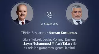 TBMM Başkanı Kurtulmuş, Libya Yüksek Devlet Konseyi Başkanı Takala ile görüştü