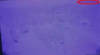 Tunceli'de gökyüzündeki parlak ışık kamerada