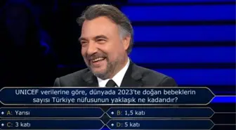 UNICEF verilerine göre dünyada 2023'te doğan bebeklerin sayısı Türkiye nüfusunun yaklaşık ne kadarıdır?