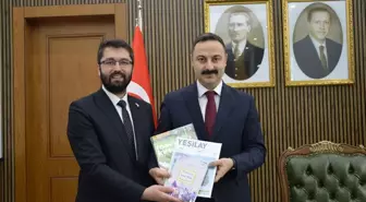 Yeşilay Samsun Şube Başkanı Güneş'ten Havza Kaymakamı Ayvat'a ziyaret