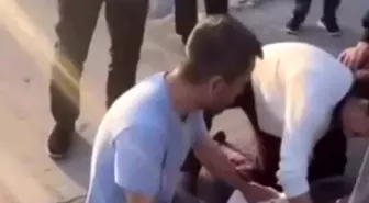 Anne ve 2 çocuğuna yaya geçidinde otomobil çarptı