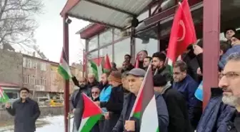 Ardahan'da cuma çıkışı Filistin'e destek açıklaması