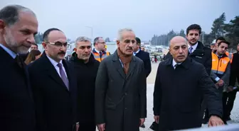 Bakan Uraloğlu, Hatay'da devam eden yol yapım çalışmalarını inceledi Açıklaması