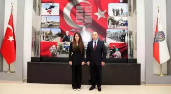 Cumhuriyet Savcısı Nuray Dağdeviren, İl Emniyet Müdürü Yılmaz'ı ziyaret etti