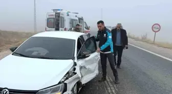 Elazığ'da sis kazaya neden oldu: 1 yaralı