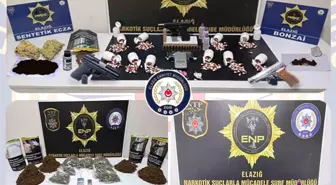 Elazığ'da uyuşturucu operasyonu: 19 tutuklama