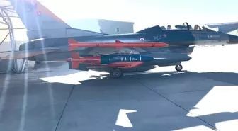 F-16'dan atılan ASELSAN KGK-84 Kanatlı Güdüm Kiti, hedefi tam isabetle vurdu
