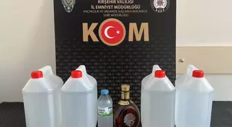 Kırşehir'de 21,5 litre sahte alkol ele geçirildi