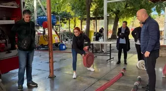 Muğla'da gönüllü itfaiyecilik eğitimleri sürüyor