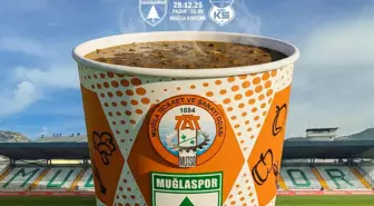Muğlaspor'dan maça gelen taraftara tarhana çorbası ikramı