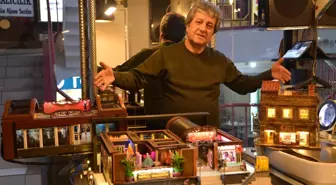 Pandemide maket yapımını öğrendi, 25 bin objeyle çocukluğunun geçtiği sinema ve çevresini ortaya çıkardı