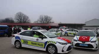 Tokat'ta polis ve jandarmaya tahsis edilen 79 araç hizmete alındı