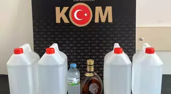 Yılbaşı öncesi kaçak alkol operasyonu: 20 litre etil alkol ele geçirildi