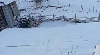 Beypazarı'nda kar yağışı etkili oldu