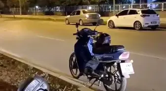 Direksiyon hakimiyetini kaybedip refüje çarpan motosiklet sürücüsü öldü