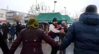 Dolu yağışı horona engel olmadı