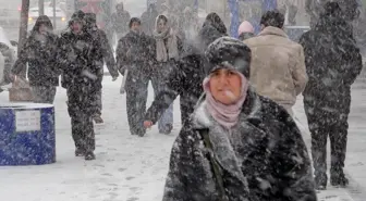 Erzurum'da soğuk hava ve kar yağışı etkili oluyor