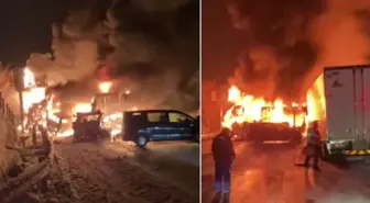 Japonya'da 50 araçlık zincirleme kaza! Ortalık savaş alanına döndü, ölü ve yaralılar var