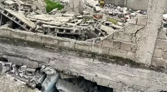 Kahramanmaraş'ta metruk ev çöktü