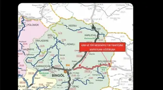 Karlıova'da yoğun kar; 10 köy yolu kapandı