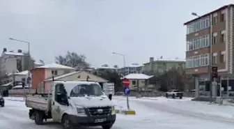 Kars ve Ardahan'da kar yağışı etkili oldu