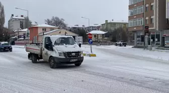 Kars ve Ardahan'da kar yağışı etkili oldu
