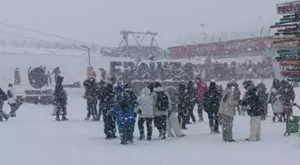 Kayseri'de kar yağışı