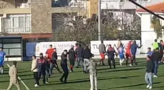 Kuşadası'nda Futbol Maçı Sonrası Kavga Çıktı