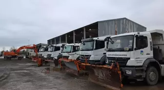 Sakarya Büyükşehir Belediyesi kar yağışı öncesi tedbir aldı