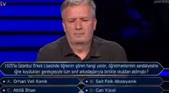 '1925'te İstanbul erkek lisesinde öğrenim gören hangi yazar, öğretmenlerinin sandalyesine iğne koydukları gerekçesiyle tüm sınıf arkadaşlarıyla ...